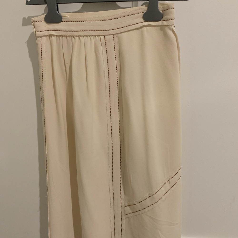 Prada Cream Maxi Skirt